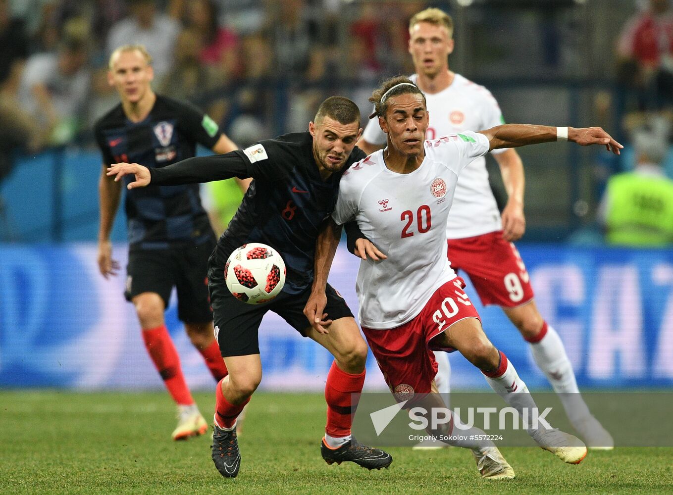 Russia World Cup Croatia - Denmark
