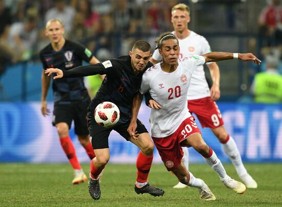 Russia World Cup Croatia - Denmark
