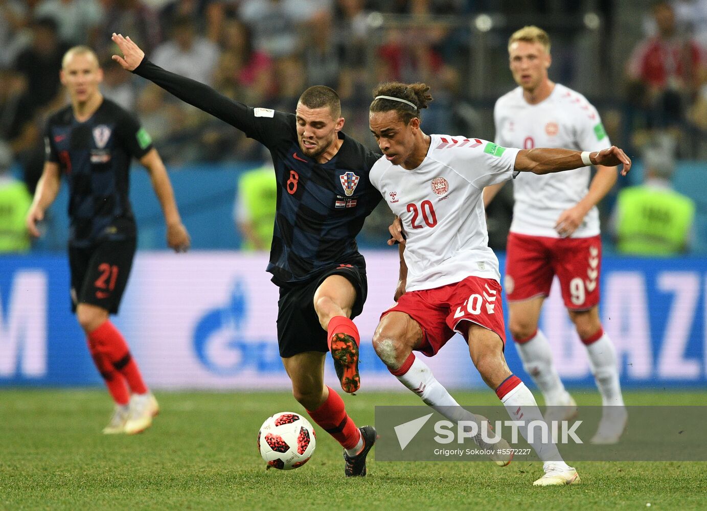 Russia World Cup Croatia - Denmark