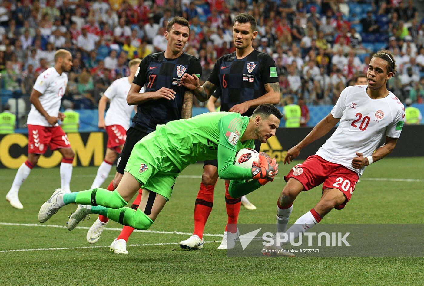 Russia World Cup Croatia - Denmark