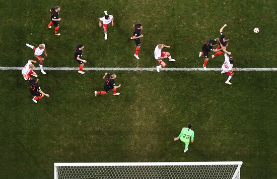 Russia World Cup Croatia - Denmark
