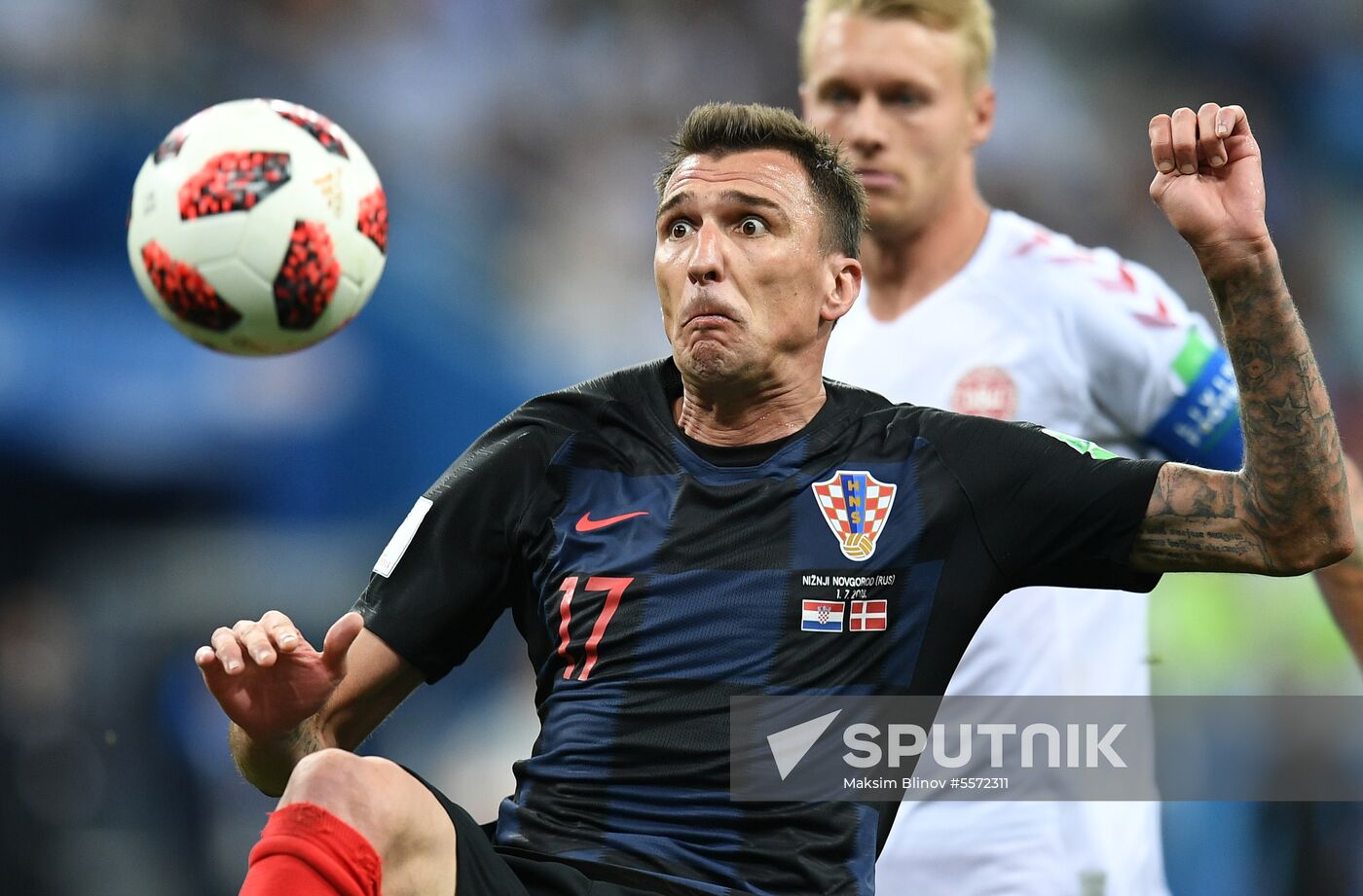 Russia World Cup Croatia - Denmark