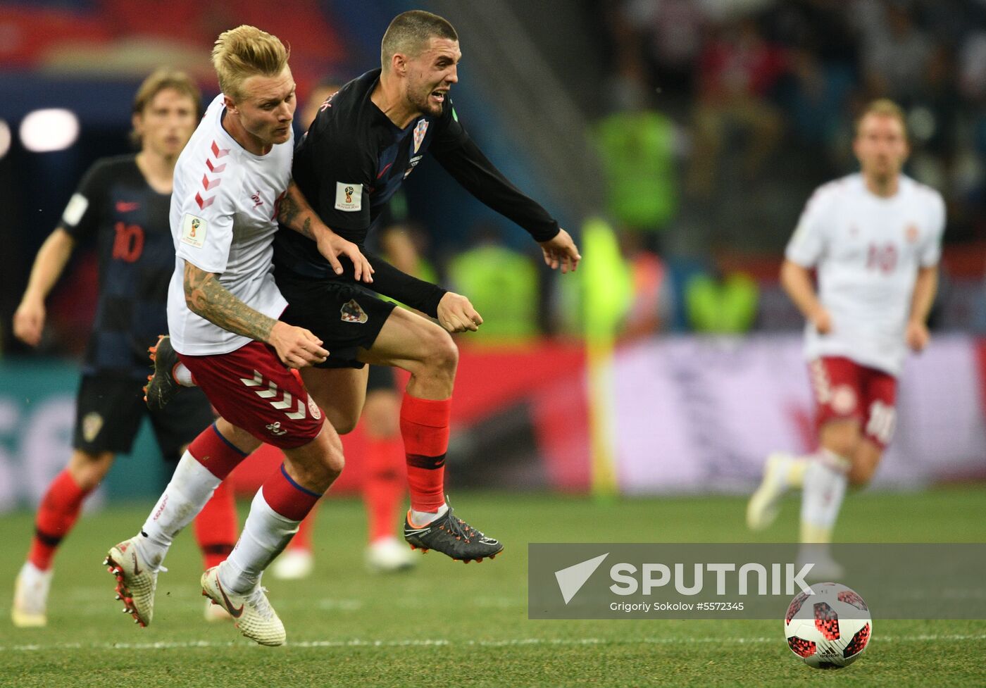 Russia World Cup Croatia - Denmark