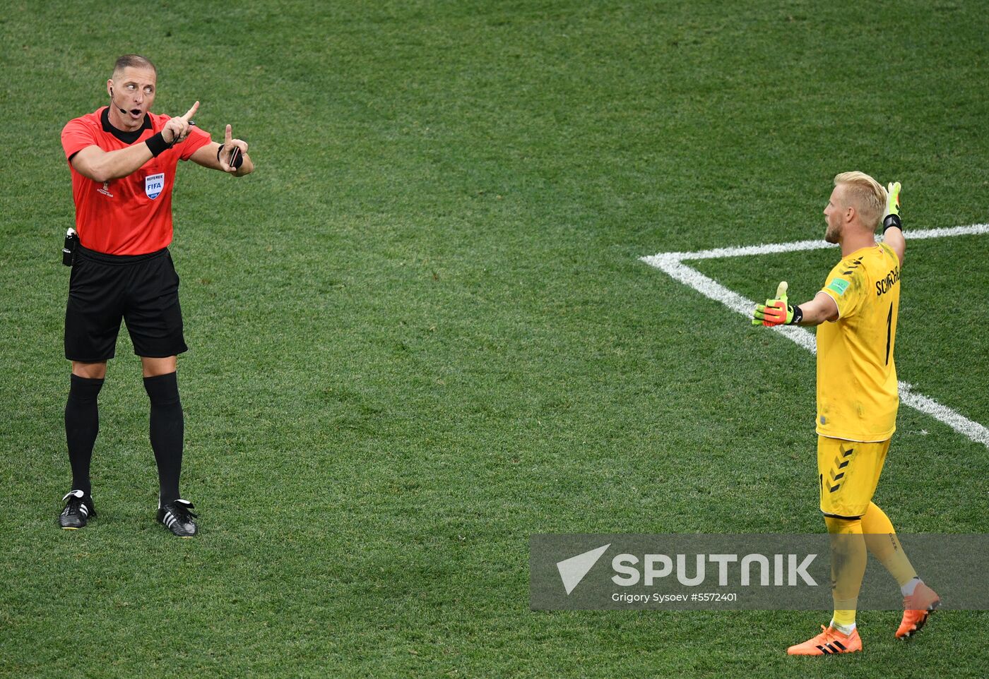 Russia World Cup Croatia - Denmark