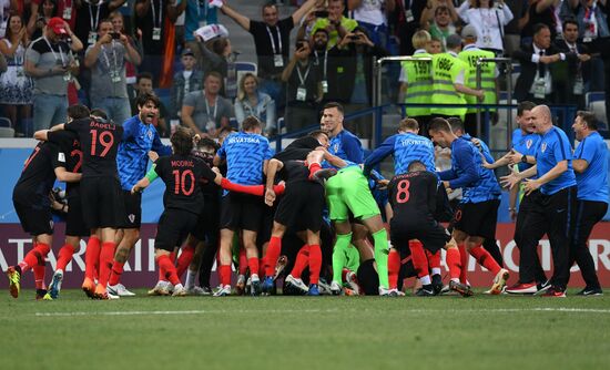 Russia World Cup Croatia - Denmark