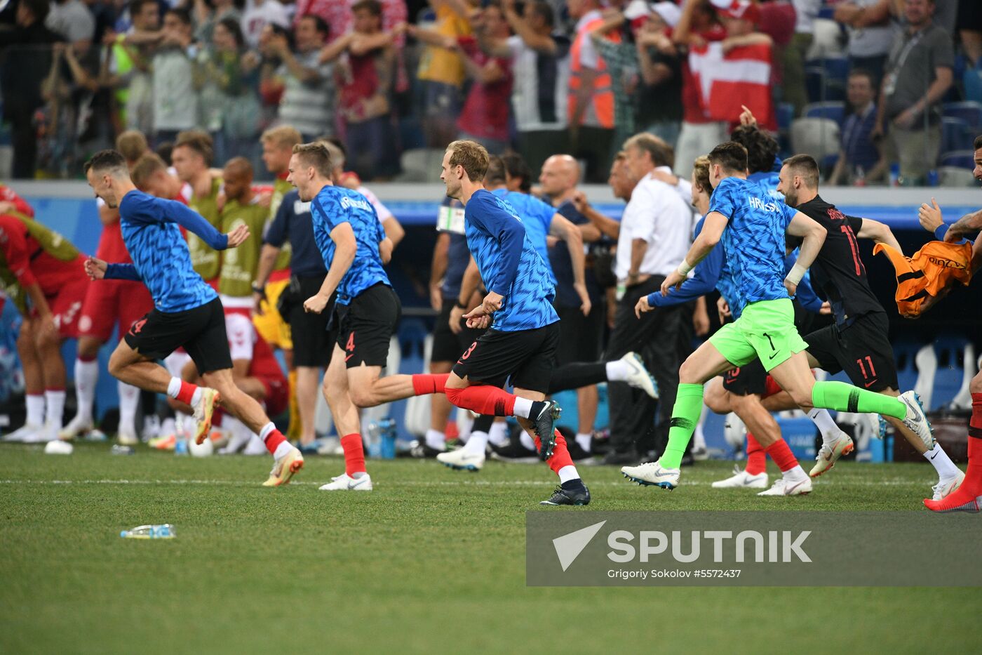Russia World Cup Croatia - Denmark