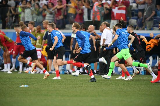 Russia World Cup Croatia - Denmark