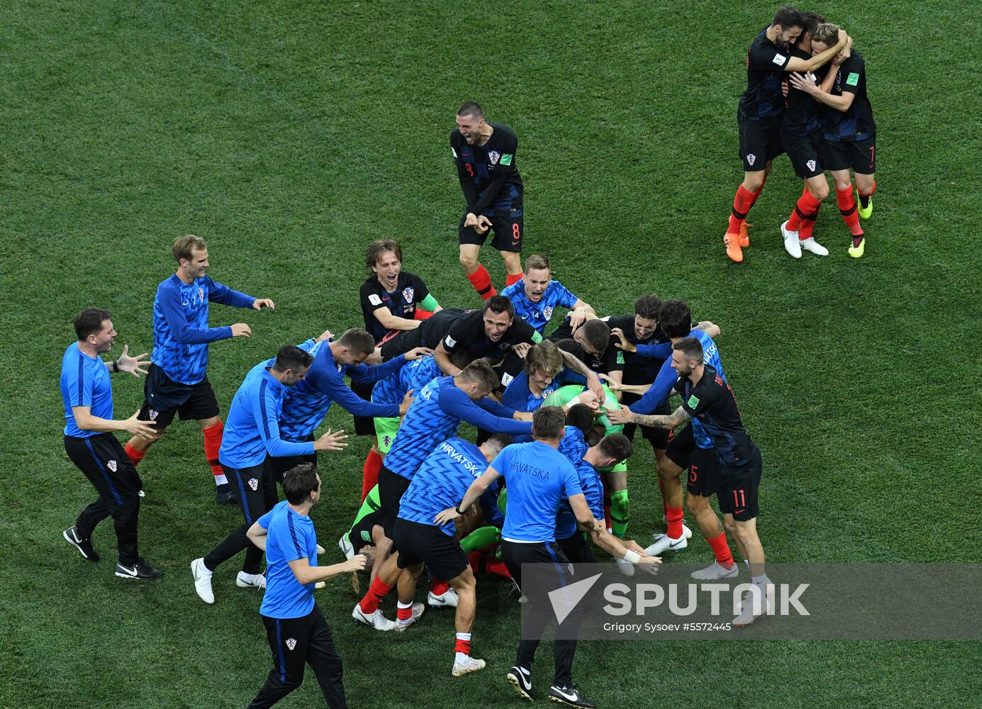 Russia World Cup Croatia - Denmark