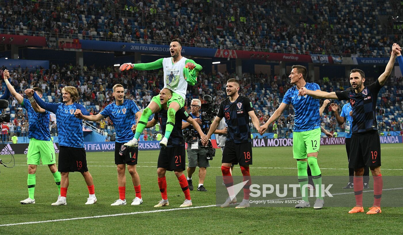 Russia World Cup Croatia - Denmark