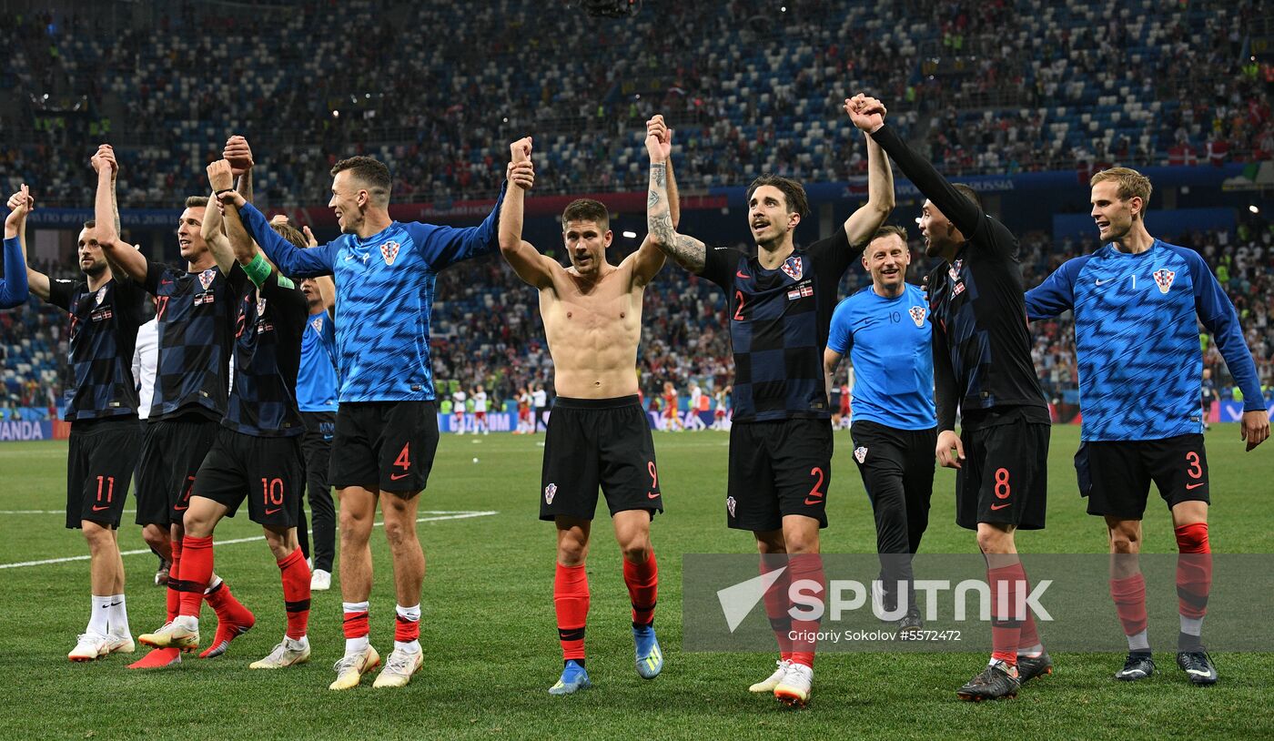 Russia World Cup Croatia - Denmark