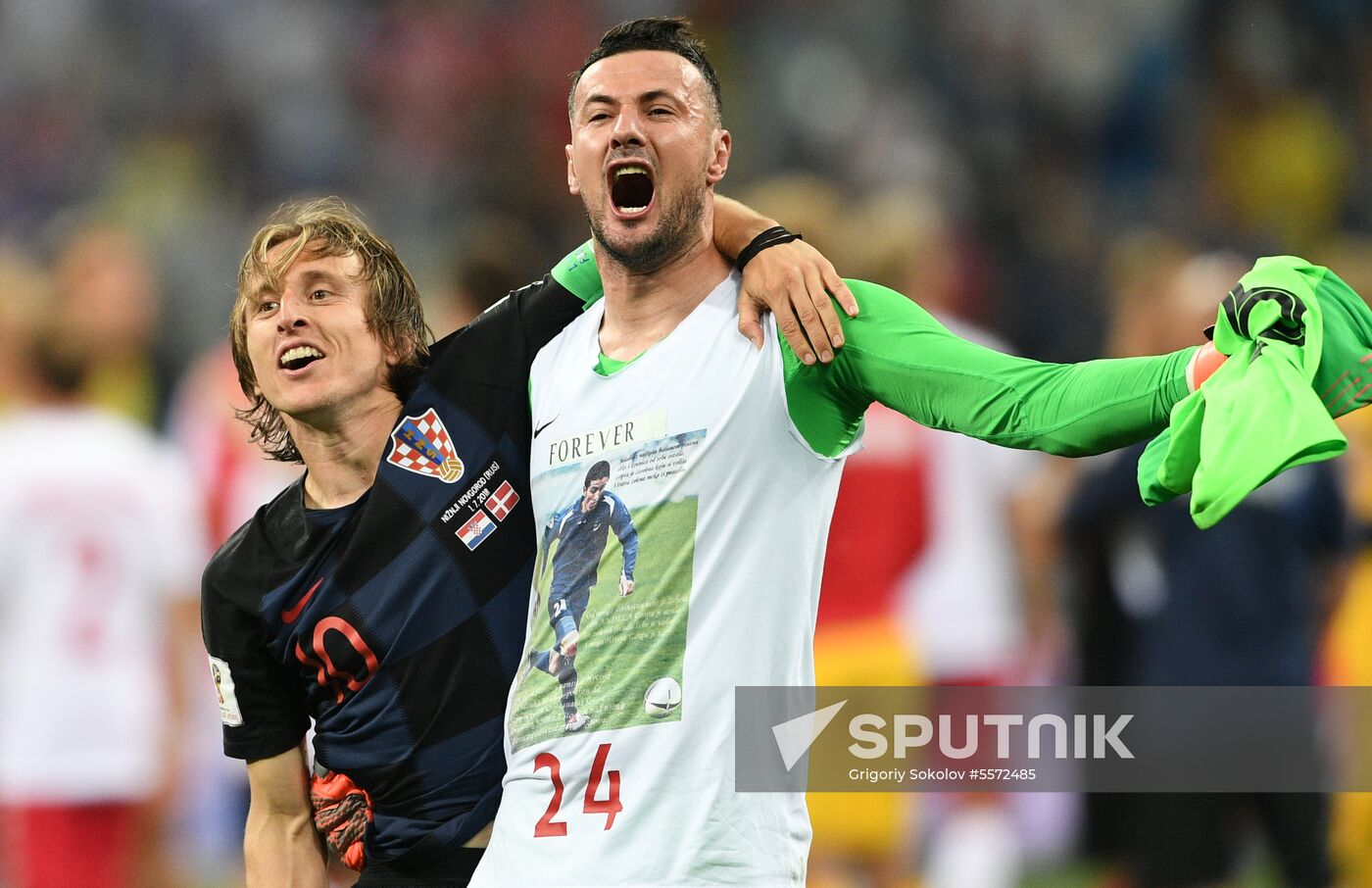 Russia World Cup Croatia - Denmark