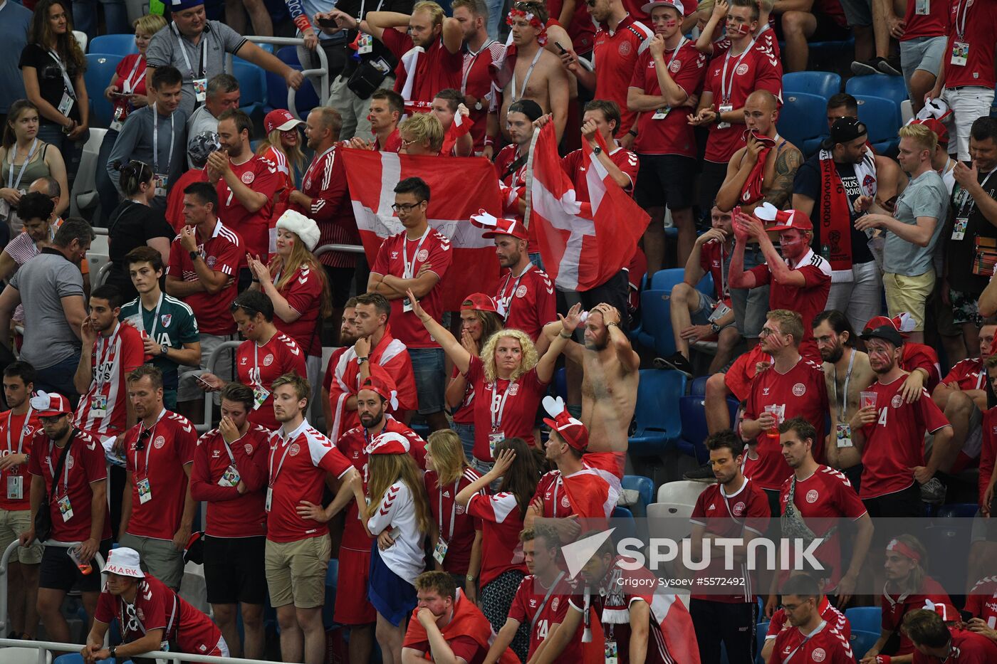 Russia World Cup Croatia - Denmark