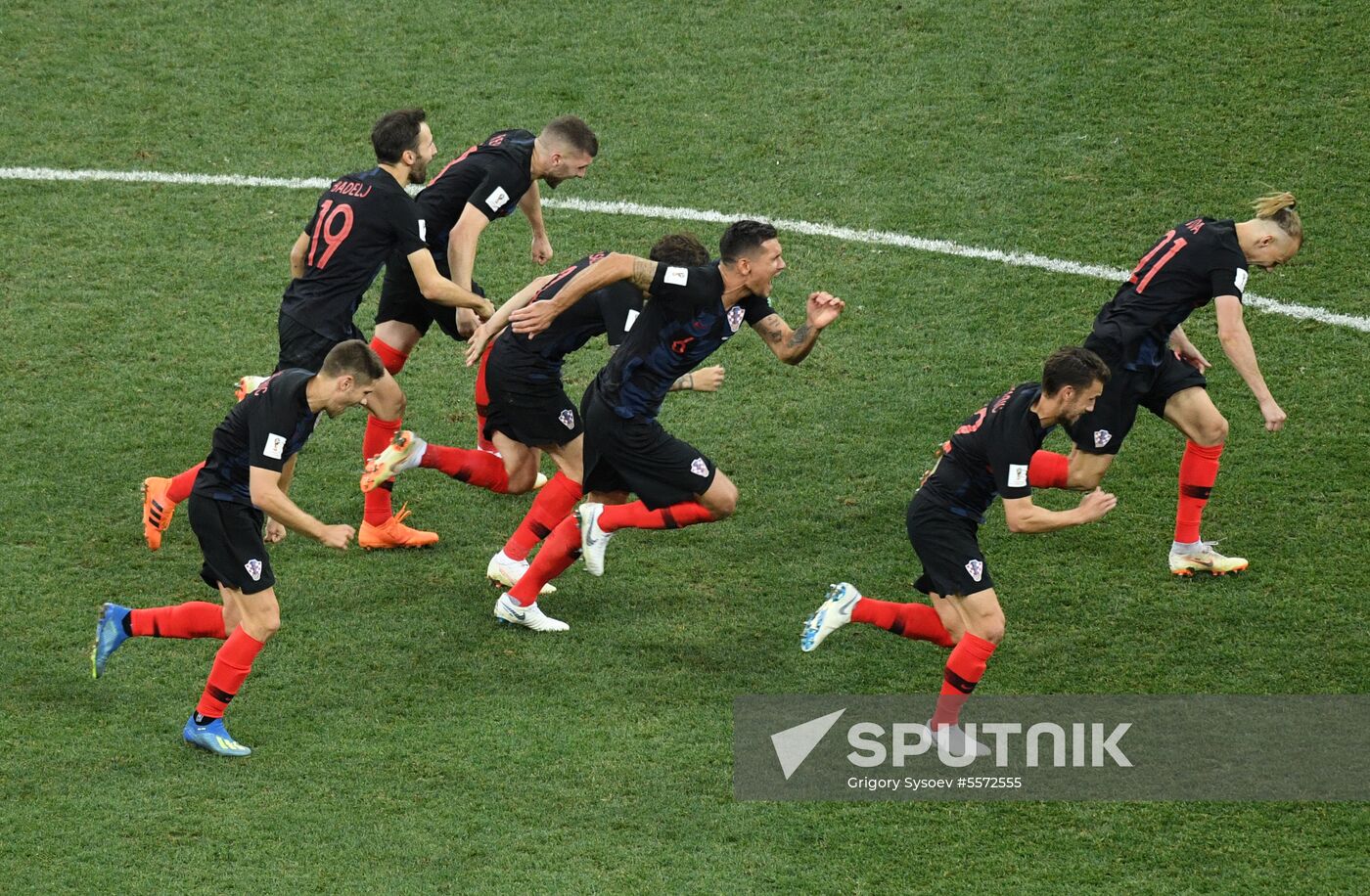 Russia World Cup Croatia - Denmark