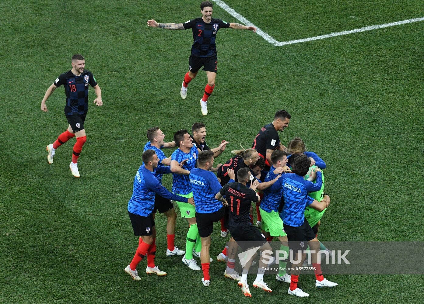 Russia World Cup Croatia - Denmark