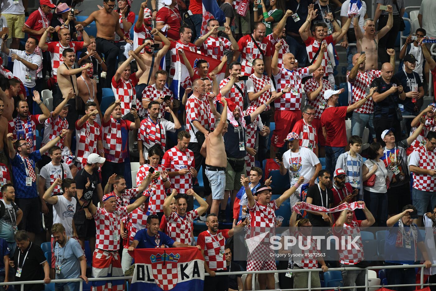 Russia World Cup Croatia - Denmark