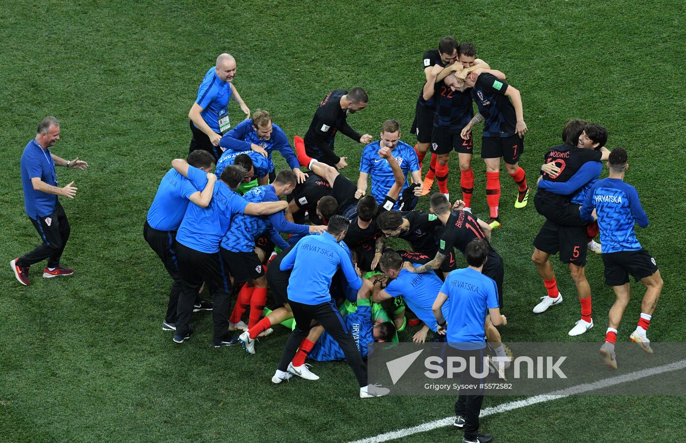 Russia World Cup Croatia - Denmark