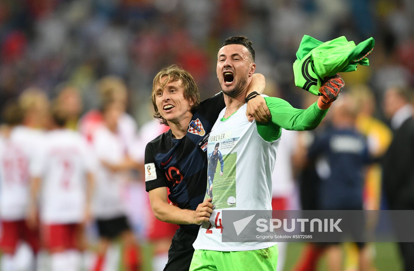 Russia World Cup Croatia - Denmark