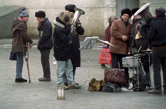 Street musicians