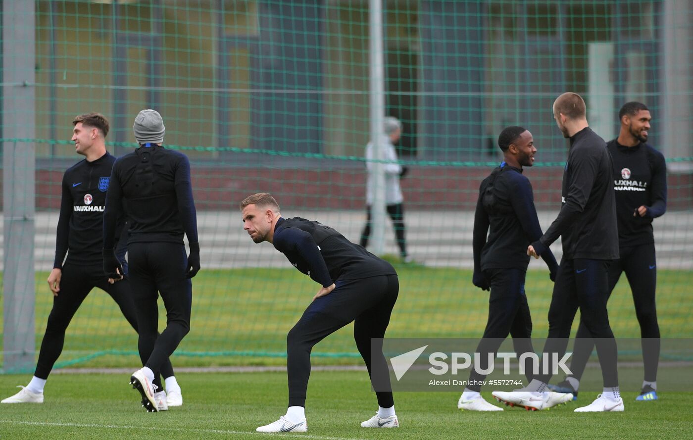 Russia World Cup England Training