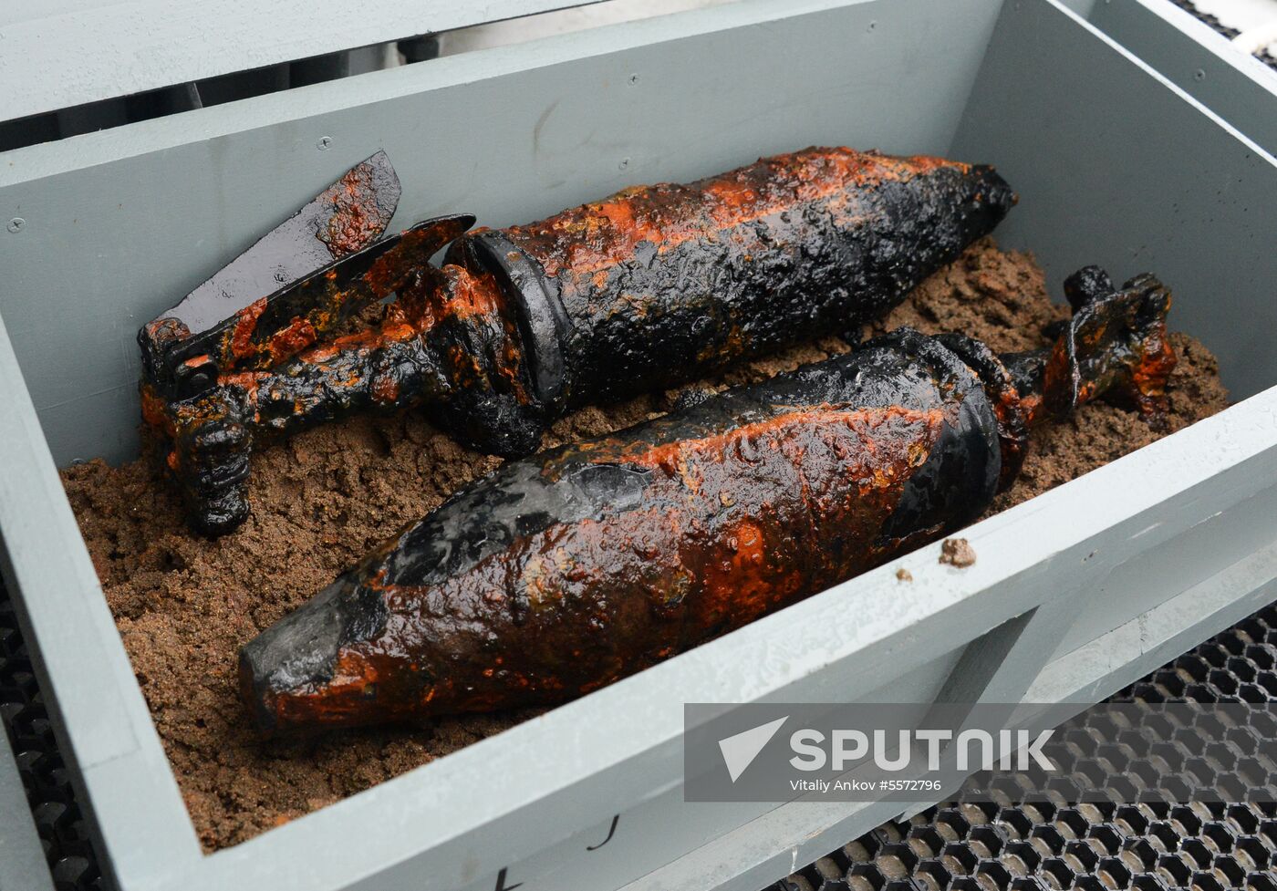 Underwater demining of munitions in Vladivostok's Golden Horn Bay