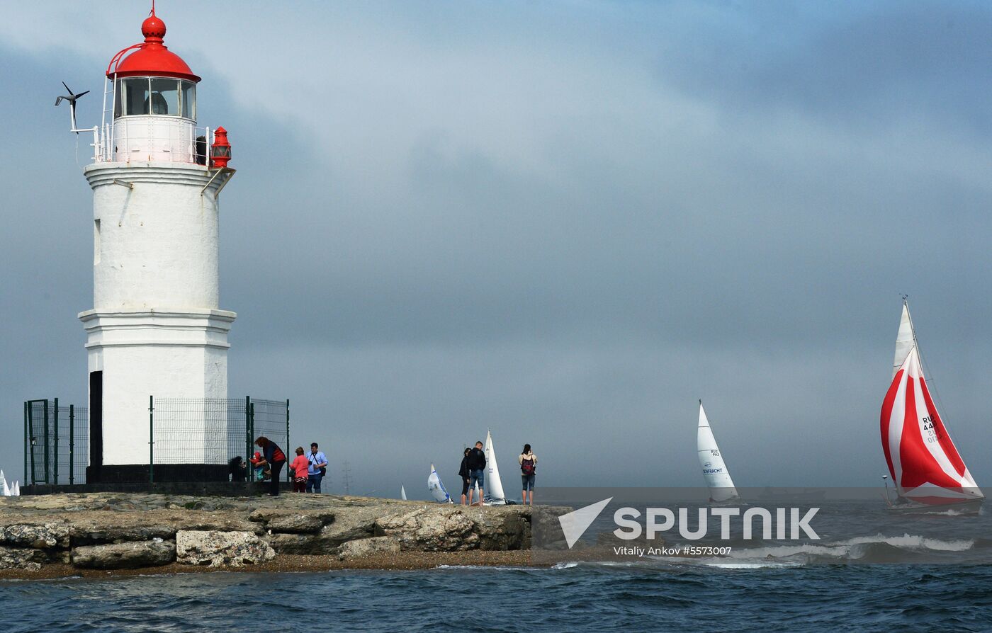 Sailing cruiser yacht championship in Vladivostok