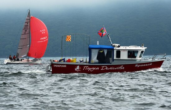 Sailing cruiser yacht championship in Vladivostok