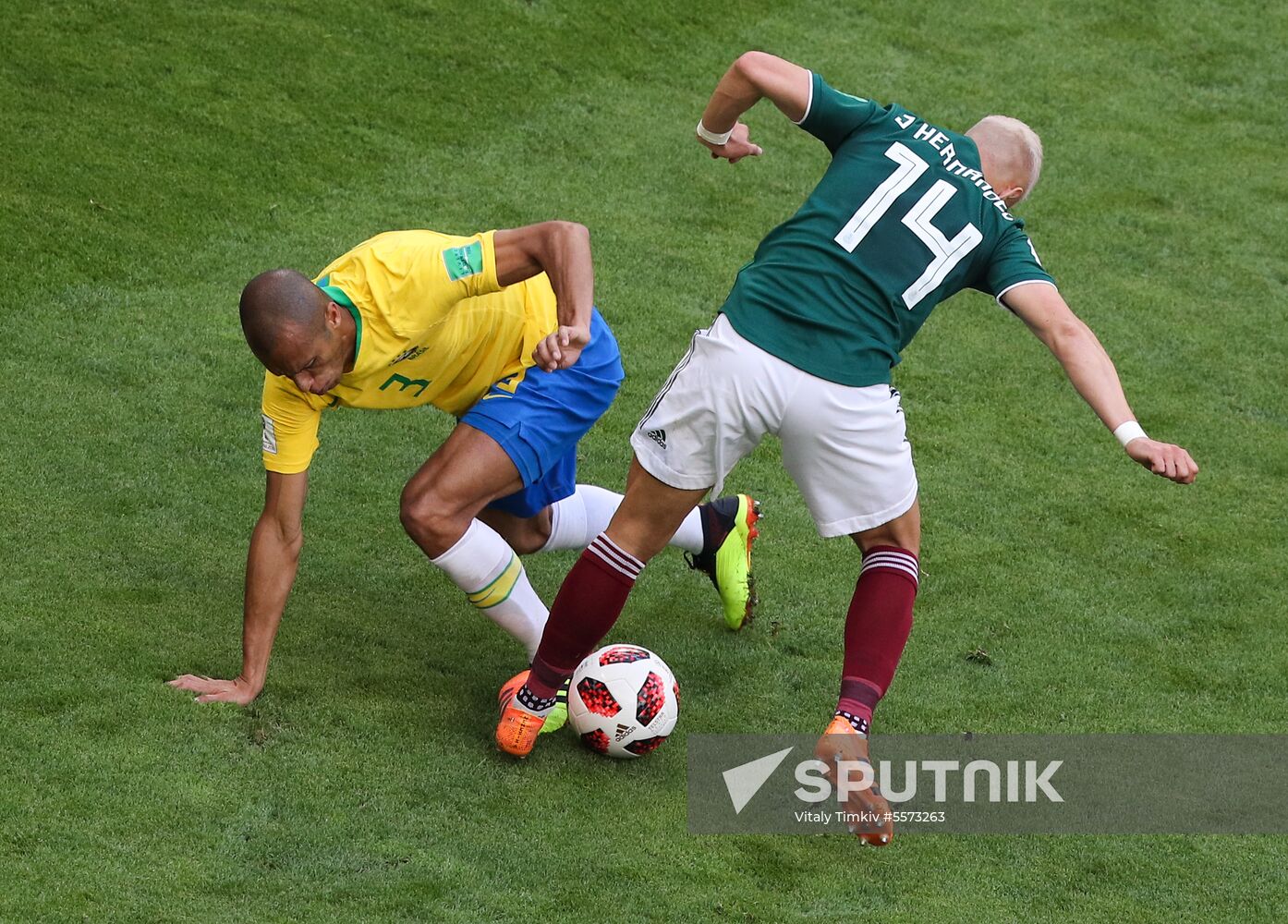 Russia World Cup Brazil - Mexico