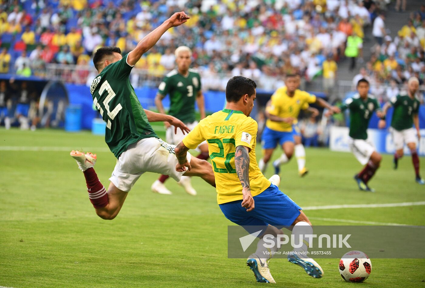 Russia World Cup Brazil - Mexico