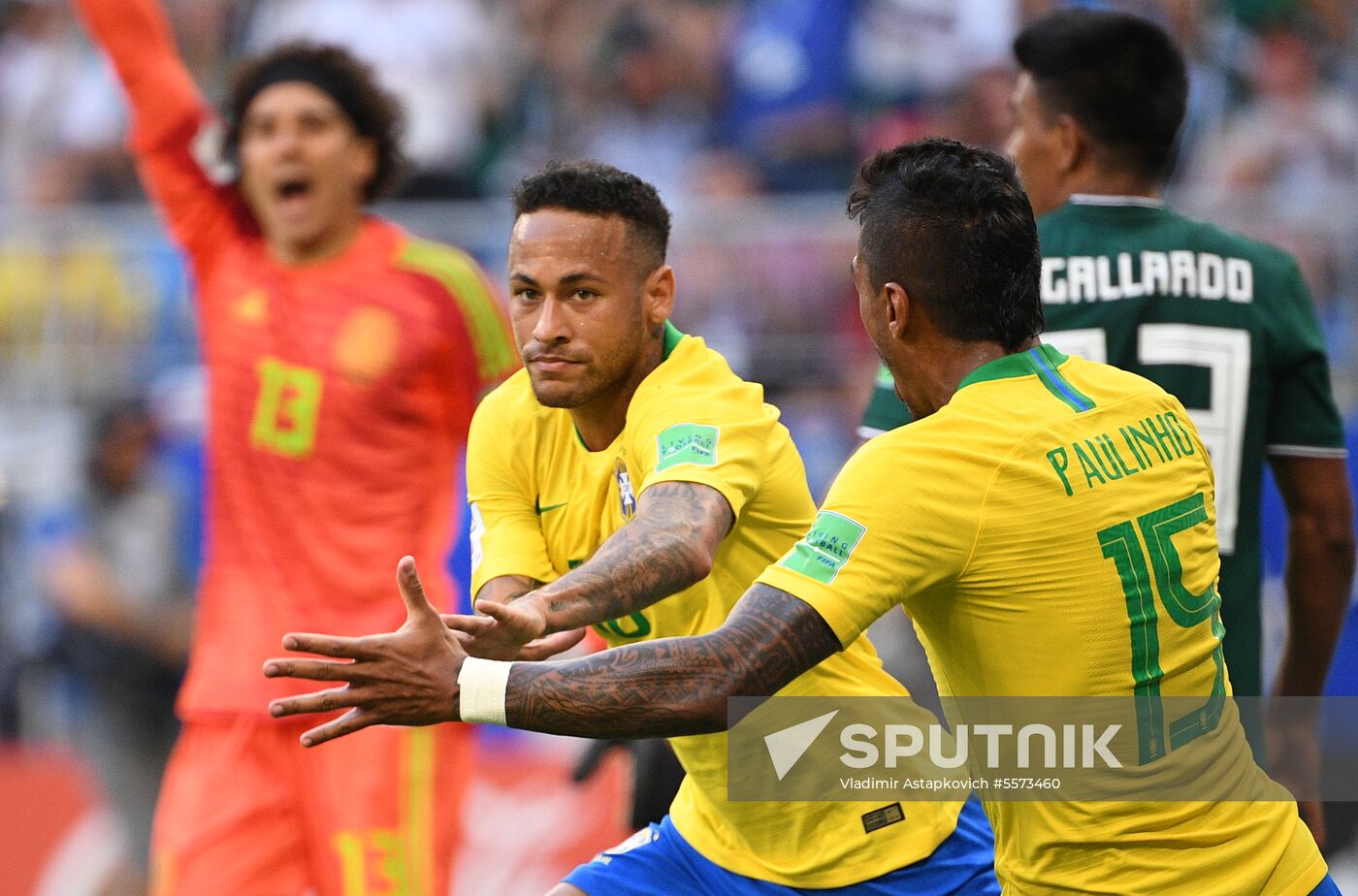 Russia World Cup Brazil - Mexico
