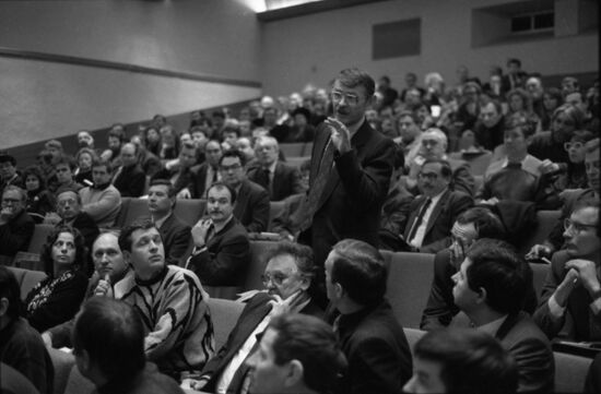 Meeting of Russian newspaper editors