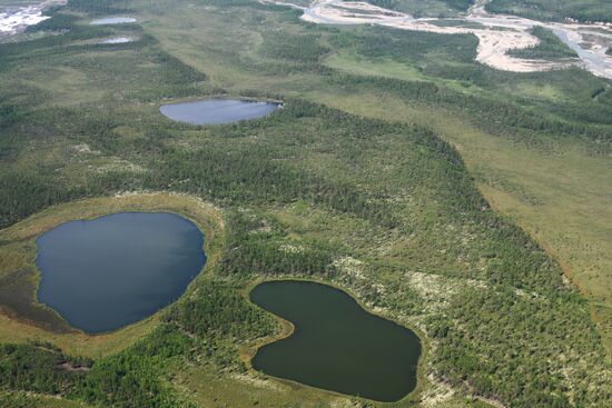 Charskie Peski desert in Trans-Baikal Territory