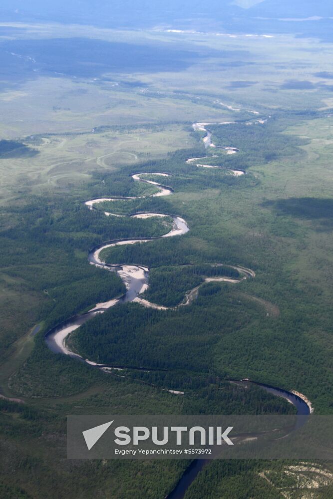 Charskie Peski desert in Trans-Baikal Territory