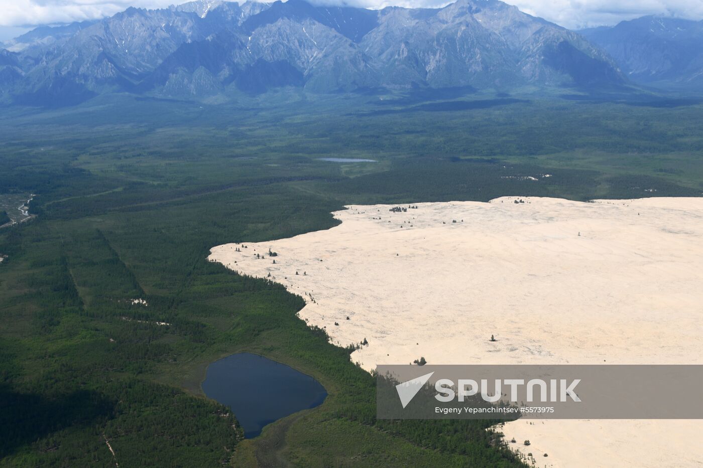Charskie Peski desert in Trans-Baikal Territory