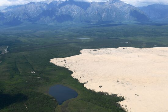 Charskie Peski desert in Trans-Baikal Territory