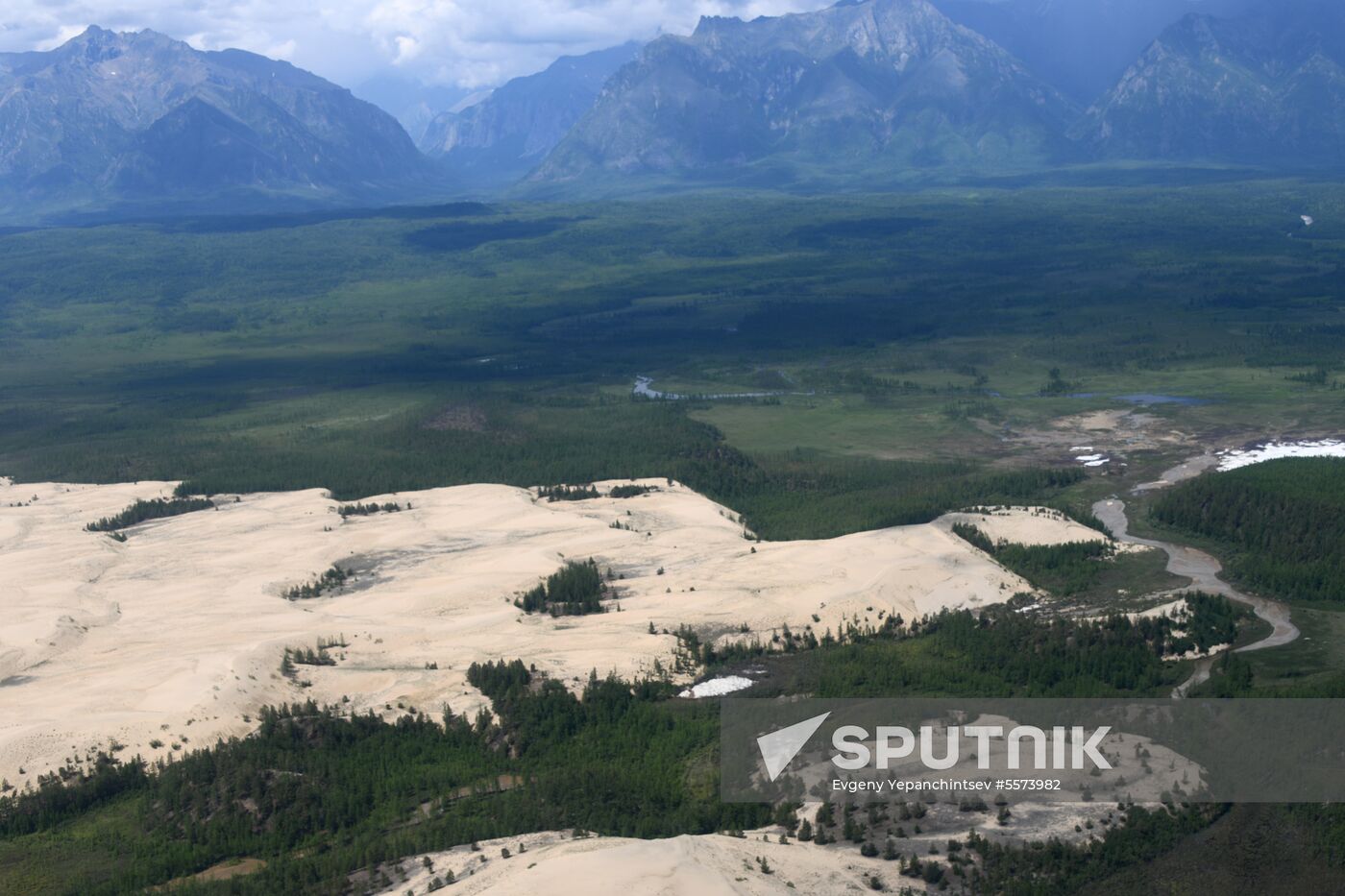 Charskie Peski desert in Trans-Baikal Territory