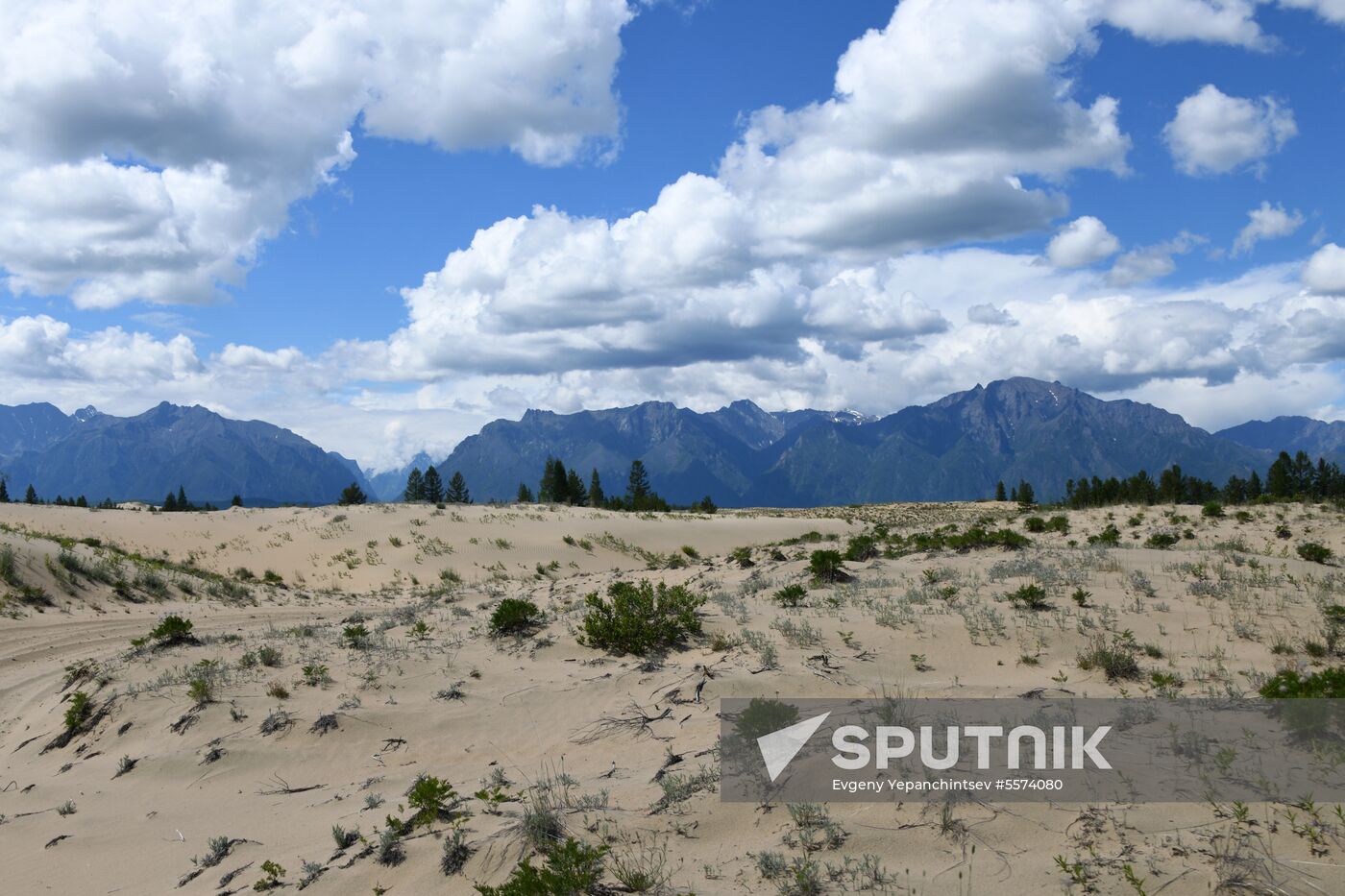 Charskie Peski desert in Trans-Baikal Territory