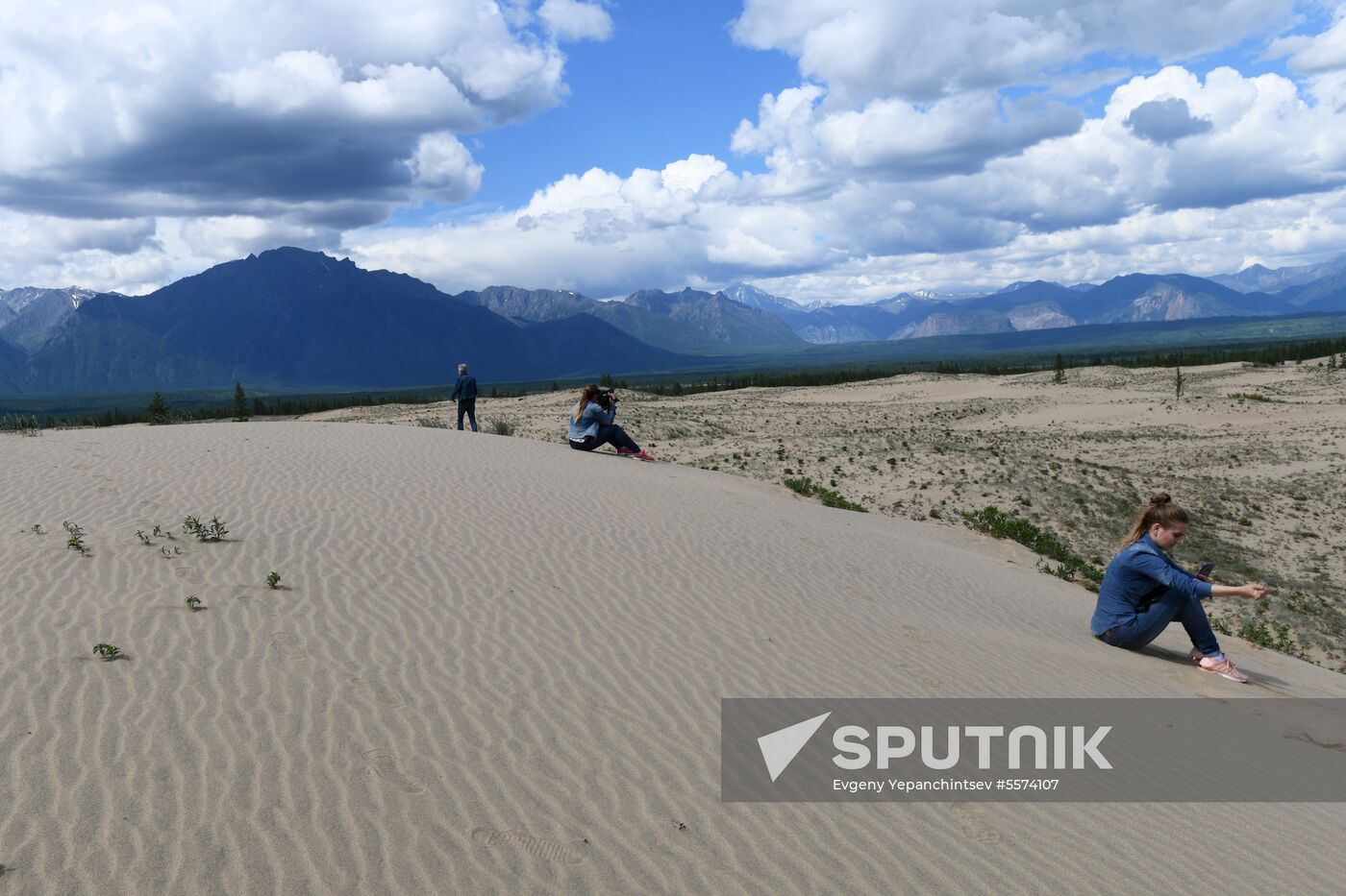 Charskie Peski desert in Trans-Baikal Territory