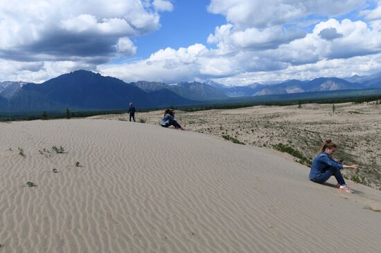 Charskie Peski desert in Trans-Baikal Territory