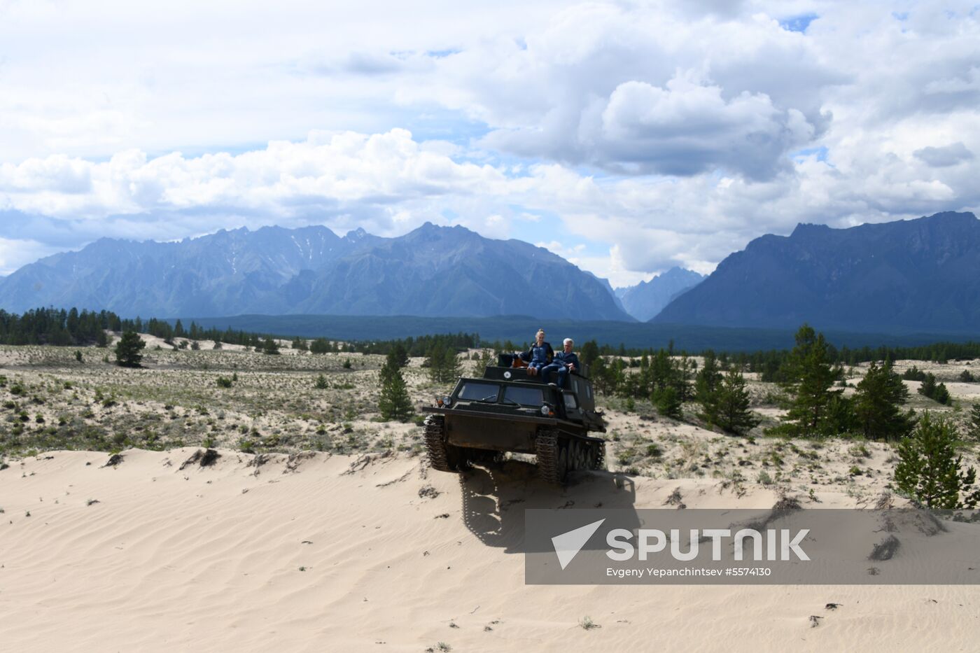 Charskie Peski desert in Trans-Baikal Territory