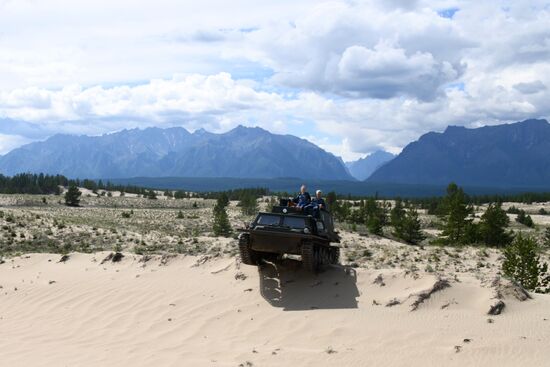Charskie Peski desert in Trans-Baikal Territory
