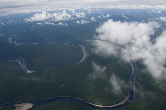 Charskie Peski desert in Trans-Baikal Territory