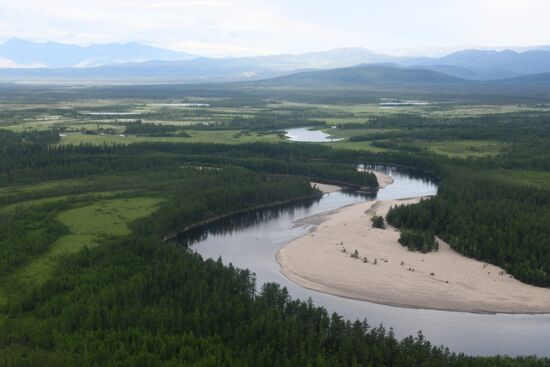 Charskie Peski desert in Trans-Baikal Territory
