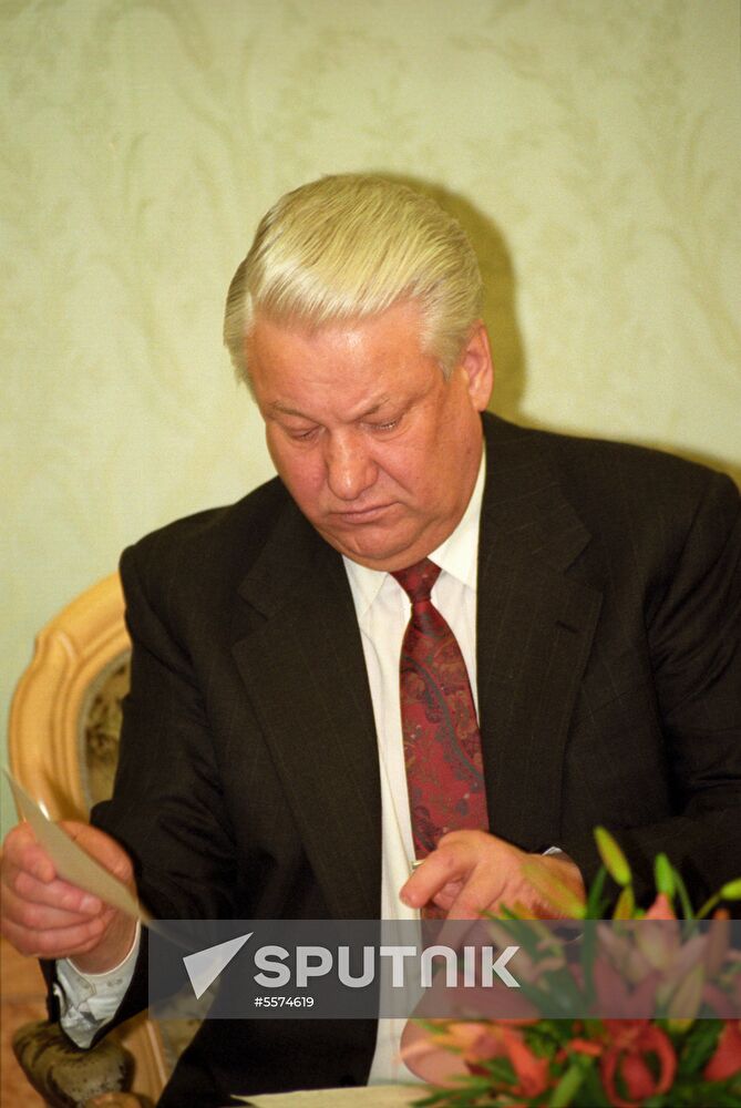President Boris Yeltsin