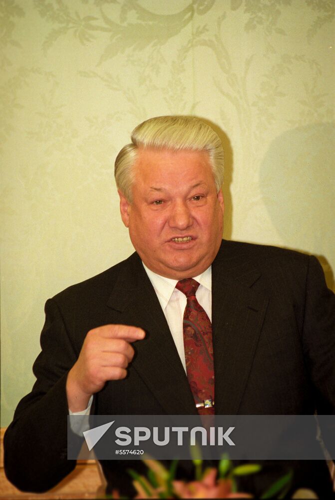 President Boris Yeltsin