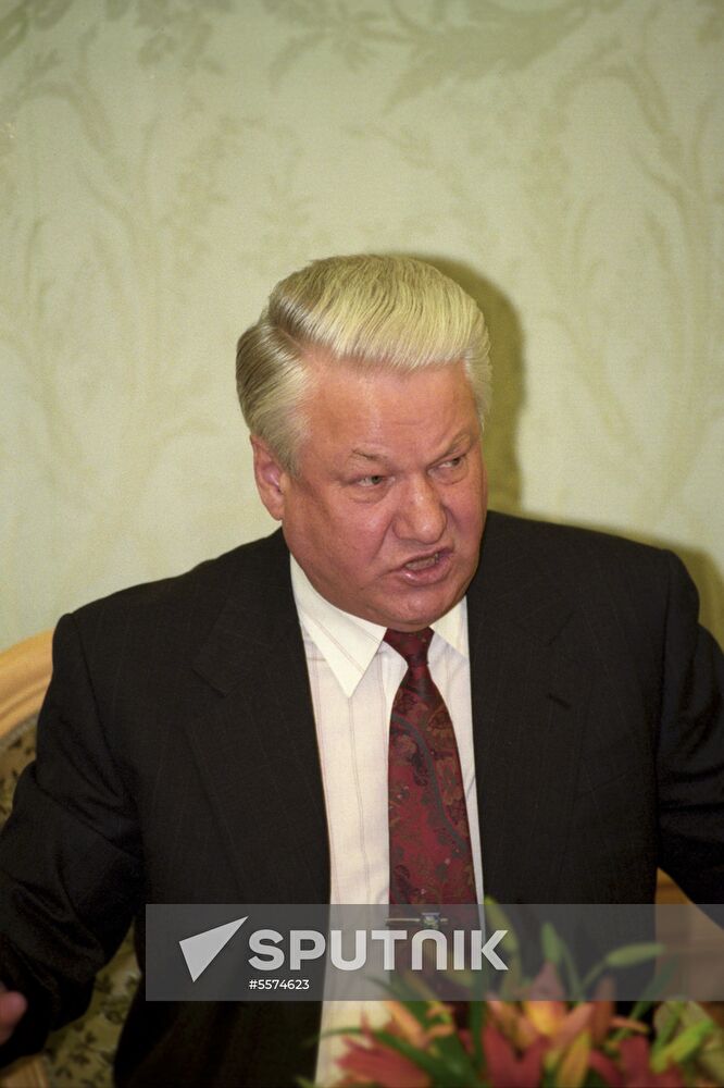 President Boris Yeltsin
