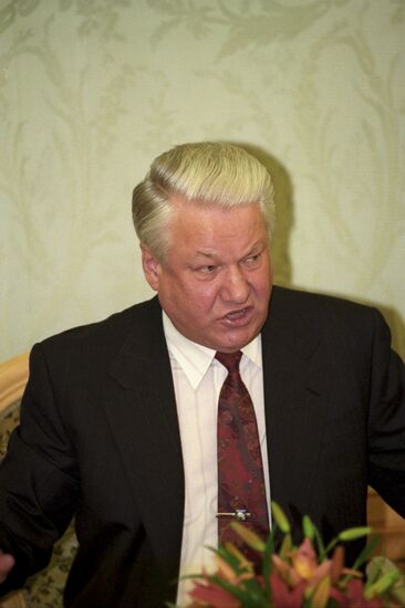 President Boris Yeltsin