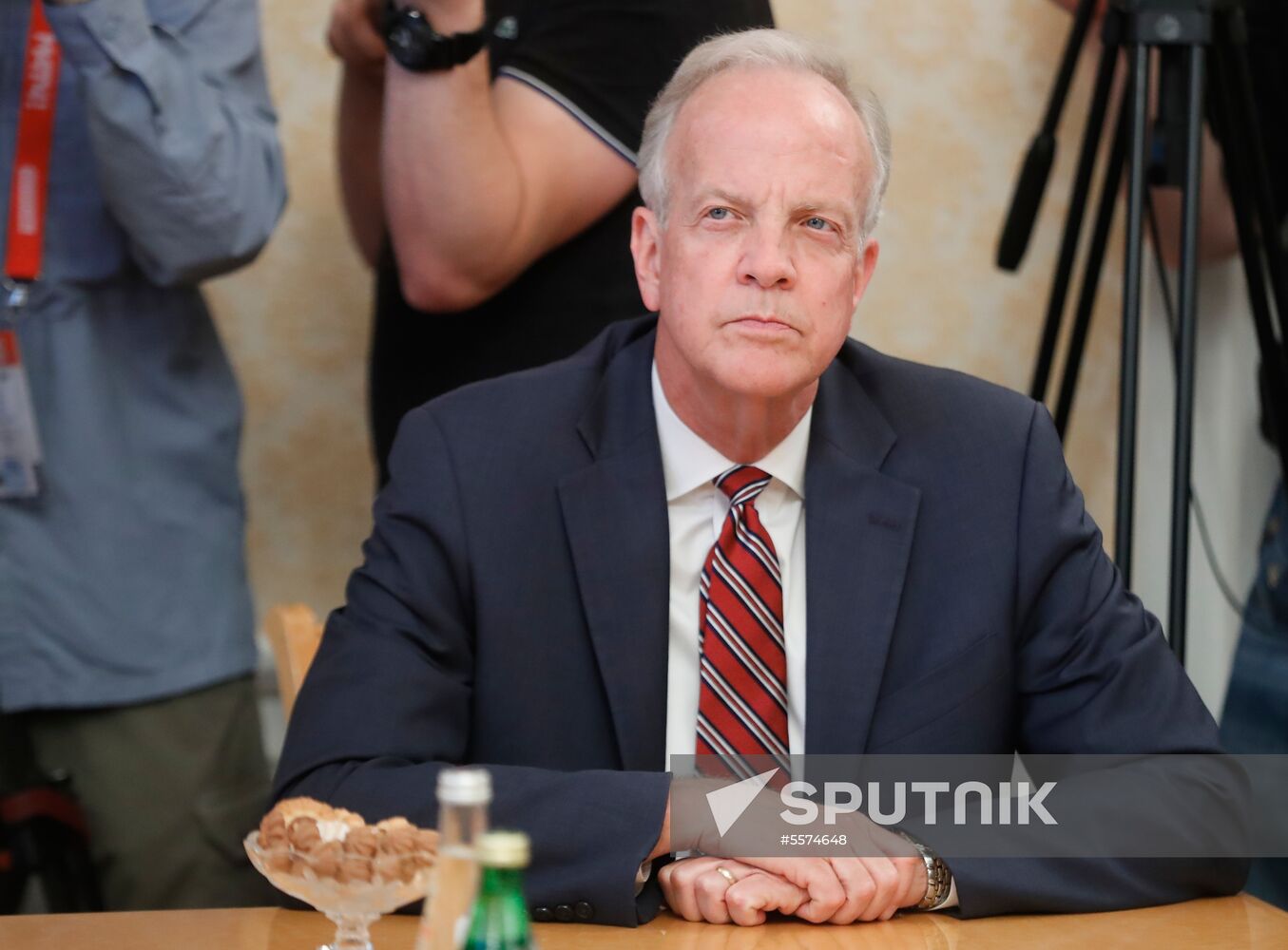 Foreign Minister Sergei Lavrov meets with members of US Congress