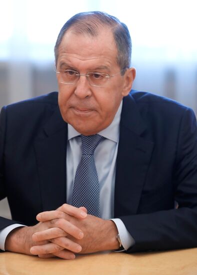 Foreign Minister Sergei Lavrov meets with members of US Congress