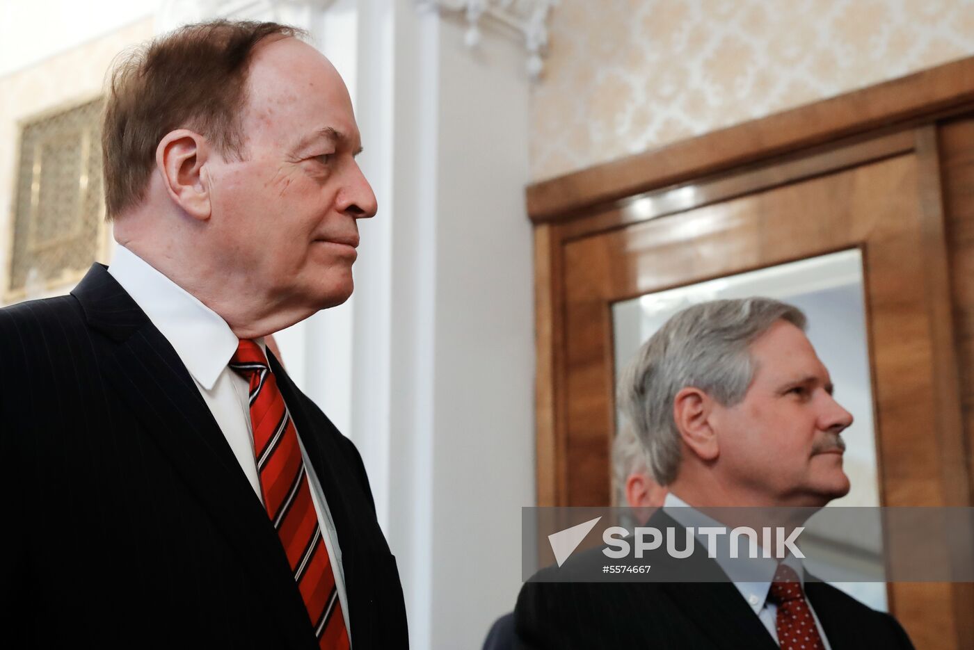 Foreign Minister Sergei Lavrov meets with members of US Congress