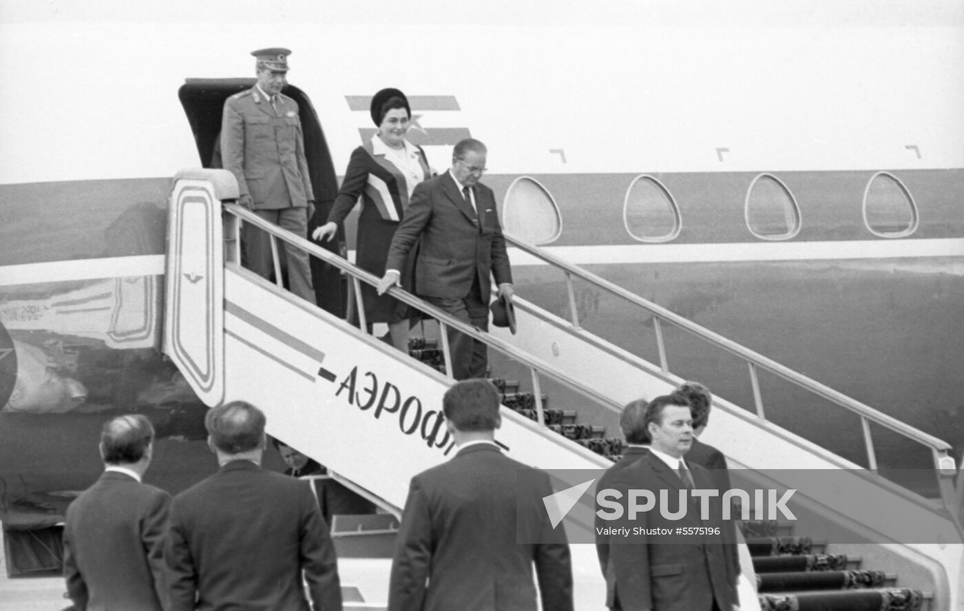 Josip Broz Tito visits USSR